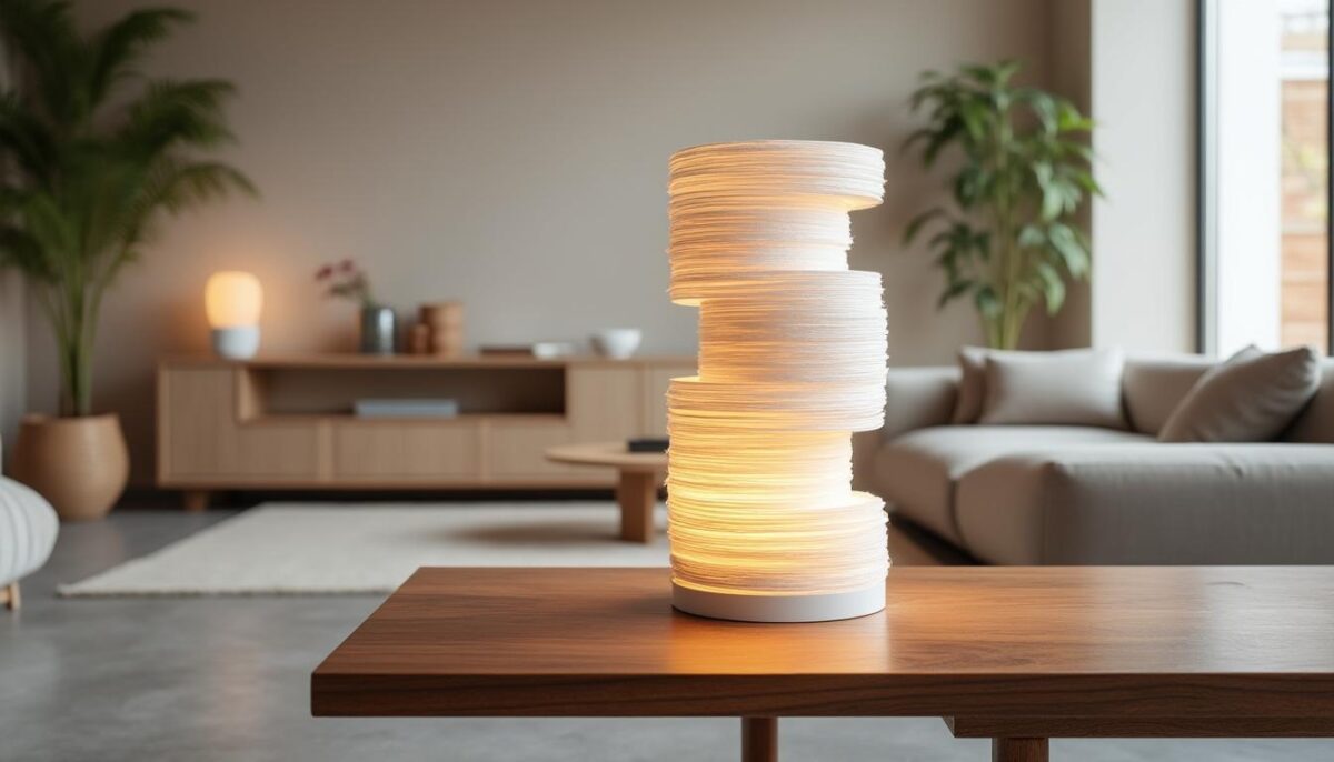 découvrez comment une lampe originale fabriquée à partir de papier toilette est devenue une tendance déco incontournable, alliant créativité et recyclage.