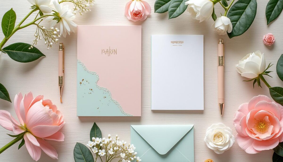 découvrez notre papeterie décorée pour créer un style cohérent et personnalisé, idéale pour sublimer tous vos événements avec élégance et originalité.